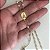 Lindo Terço de pérolas Nossa Senhora Aparecida banhado a ouro amarelo - Imagem 1
