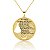 Pingente Ave Maria Banhado a Ouro Amarelo - Imagem 1