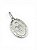Pingente Santa Edwirges oval, material prata 925. - Imagem 1