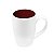 CANECA PORCELANA EM 2 CORES MAGENTA / BRANCO - 7 X 10,7 CM H - 300 ML  - LINHA SAMBA - SEM PÍRES - Imagem 1