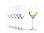 JOGO 6  TAÇAS CRISTAL VINHO BRANCO - 245 H X 83 DIAM MM - 404 ML - LINHA QUATROPHIL - Imagem 3