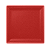 PRATO PORCELANA RASO QUADRADO - 27 X 27 CM - COR VERMELHO - LINHA NEO FUSION - Imagem 1