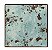 PRATO PORCELANA QUADRADO SEM BORDA EM TONS AZUL / BEGE - 24,5 X 24,5 CM -  LINHA PEPPERY - Imagem 1
