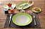 TRAVESSA PORCELANA OVAL - 32 X 20 CM X 2,8 CM H - LINHA BAHAMAS DECORAÇÃO BORDA VERDE - Imagem 2