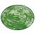 TRAVESSA PORCELANA OVAL SEM BORDA EM TONS VERDE / BEGE - 32 X 23 CM  -  LINHA PEPPERY - Imagem 1