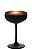 UNIDADE TAÇA CRISTAL COUPE COR PRETO e BRONZE FOSCO COQUETEL / CHAMPAGNE - 147 H MM - 230 ML - LINHA JIVE - Imagem 1