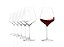 JOGO 6 TAÇAS  CRISTAL  VINHO TINTO - 248 H X 114 DIAM MM - 820 ML - LINHA STARLIGHT - Imagem 5