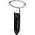 SACA ROLHAS MANUAL AÇO INOX COR CINZA BASALTO C/ 2 LAMINAS - 11 CM - CX PRESENTE - LINHA MATHUS - Imagem 1