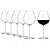 JOGO C/ 6  TAÇAS CRISTAL VINHO TINTO BORGONHA 254 H X 112 DIAM MM - 807 ML - LINHA FINO - Imagem 3