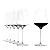 JOGO 6 TAÇAS CRISTAL VINHO TINTO / ÁGUA - 255 H X 102 DIAM MM - 644 ML - LINHA QUATROPHIL - Imagem 3