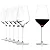 JOGO 6  TAÇAS CRISTAL VINHO TINTO - 250 H X 96 DIAM MM - 568 ML - LINHA QUATROPHIL - Imagem 3