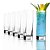 JOGO 6 COPOS CRISTAL TUBO - 166,5 H X 59,5 DIAM MM - 320 ML - LINHA NEW YORK - Imagem 3