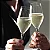 JOGO 6 TAÇAS CRISTAL CHAMPAGNE / ESPUMANTE - 243 H X 70 DIAM MM - 265 ML - LINHA EXQUISITE ROYAL - Imagem 2