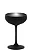 UNIDADE TAÇA CRISTAL COUPE COQUETEL / CHAMPAGNE - 147 H X 95 DIAM MM - 230 ML - COR PRETO e PRATA FOSCO - Imagem 1