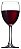 JOGO 6 TAÇAS VIDRO TEMPERADO VINHO 175 H X 74 DIAM MM - 240 ML - LINHA IMPERIAL PLUS - Imagem 1