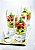 JOGO 6 COPOS VIDRO COQUETEL / APERITIVO  - 87 H X 40 / 46 DIAM MM - 70 ML - LINHA BUBBLE - Imagem 1
