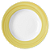 PRATO PORCELANA REDONDO RASO - 30 CM -LINHA BAHAMAS  DECORAÇÃO BORDA AMARELA - Imagem 1