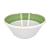 SALADEIRA PORCELANA EMPILHÁVEL - 16 X 7 CM H - 550 ML - LINHA BAHAMAS DECORAÇÃO BORDA VERDE - Imagem 1