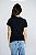 CAMISETA FEMININA BÁSICA MANGA CURTA PRETA - Imagem 5