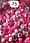 Miçanga do Lek - Bola de Futebol Rosa/Branco - Imagem 1