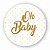 Painel OH BABY redondo - Imagem 1