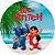 Painel STITCH,  Redondo Microfibra Premium 150x150 C/ elástico, Premium!! - Imagem 1