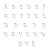Colar letras penduradas (até 14 letras) - Imagem 4