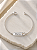 Pulseira personalizada chapa coração vazado - Imagem 1