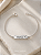 Pulseira personalizada chapa estrela gravada vazada - Imagem 1