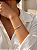 Bracelete inspiração Tiffany cravejado regulável - Imagem 1