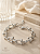 Pulseira elos riscados estilo cadeado 7,5mm - Imagem 2