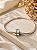 Pulseira berloque inspiração Pandora tambor cravejado - Imagem 2