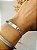 Pulseira masculina groumet plaquinha lisa - Imagem 1
