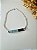 Pulseira masculina groumet plaquinha lisa - Imagem 2