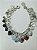 Pulseira inspiração Tiffany elos com 20 corações - Imagem 1