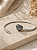 Pulseira berloque inspiração Pandora coração cravejado com banho de ródio - Imagem 1