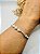 Pulseira bolinhas de prata com pérolas - Imagem 1