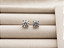Brinco Moissanite ponto de luz cristal 6mm - Imagem 2