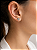 Brinco Moissanite ponto de luz facetado cristal 6mm - Imagem 1