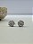 Brinco Moissanite facetado cristal 3,3mm - Imagem 1