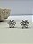 Brinco Moissanite ponto de luz cristal 6 garras 8,0mm - Imagem 1