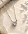 Colar Moissanite ponto de luz redondo 6mm - Imagem 1
