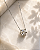 Colar Moissanite ponto de luz redondo 7mm - Imagem 1