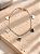 Pulseira elos com corações chapinha - Imagem 2