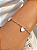 Pulseira elos com corações chapinha - Imagem 1