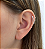 Piercing ponto de luz 4mm com corrente dupla - Imagem 1