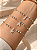 Pulseira personalizada bolinha com inicial cravejada - Imagem 1