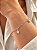Pulseira elos zircônias coração criscal - Imagem 1