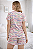 Pijama Curto Feminino Estampado Nuvens - Imagem 3