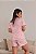 Pijama Feminino Americano Curto Rosa Ovelhas - Imagem 3
